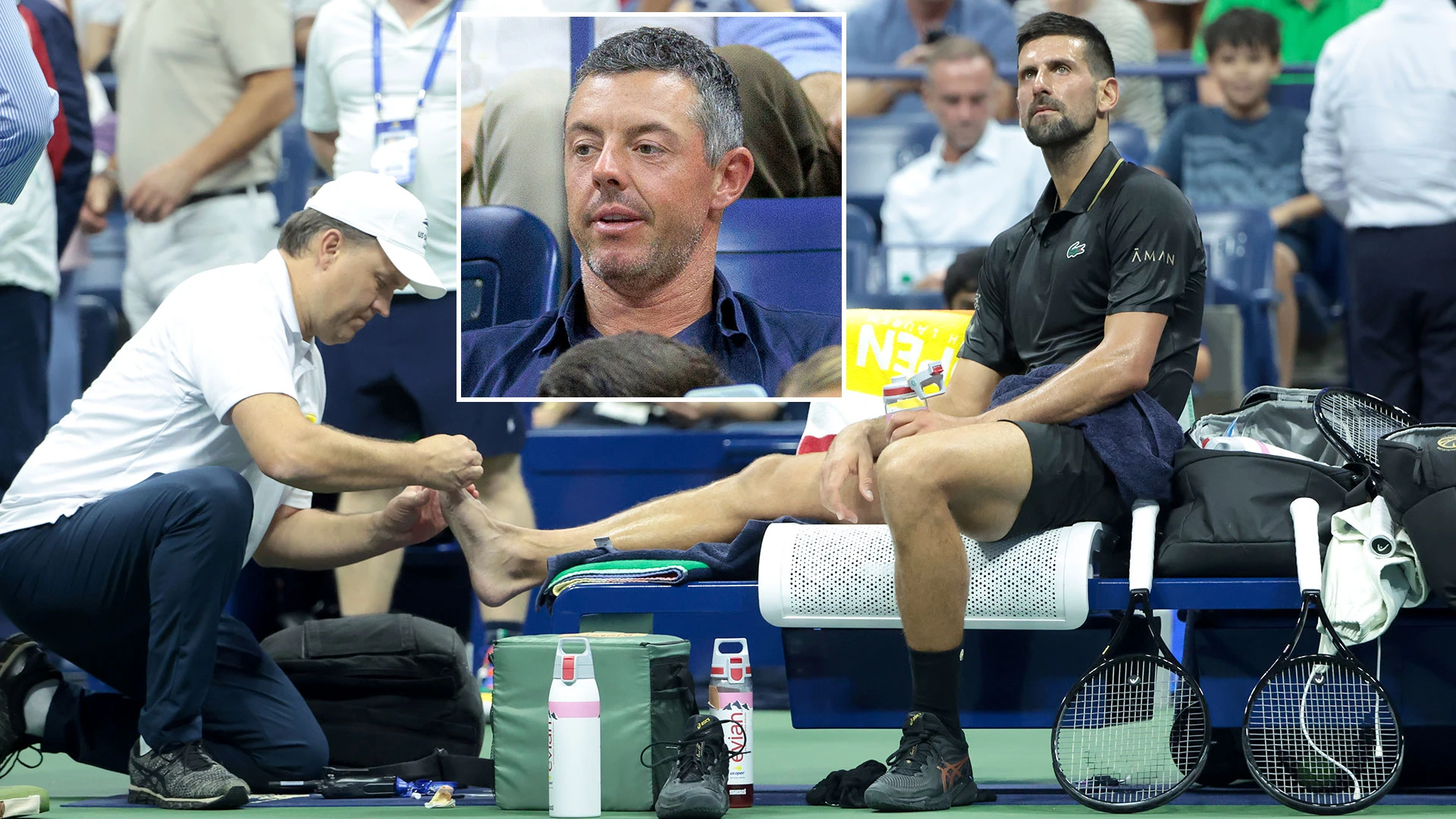 Djokovic plays down foot injury after it's spotted on TV during US Open win