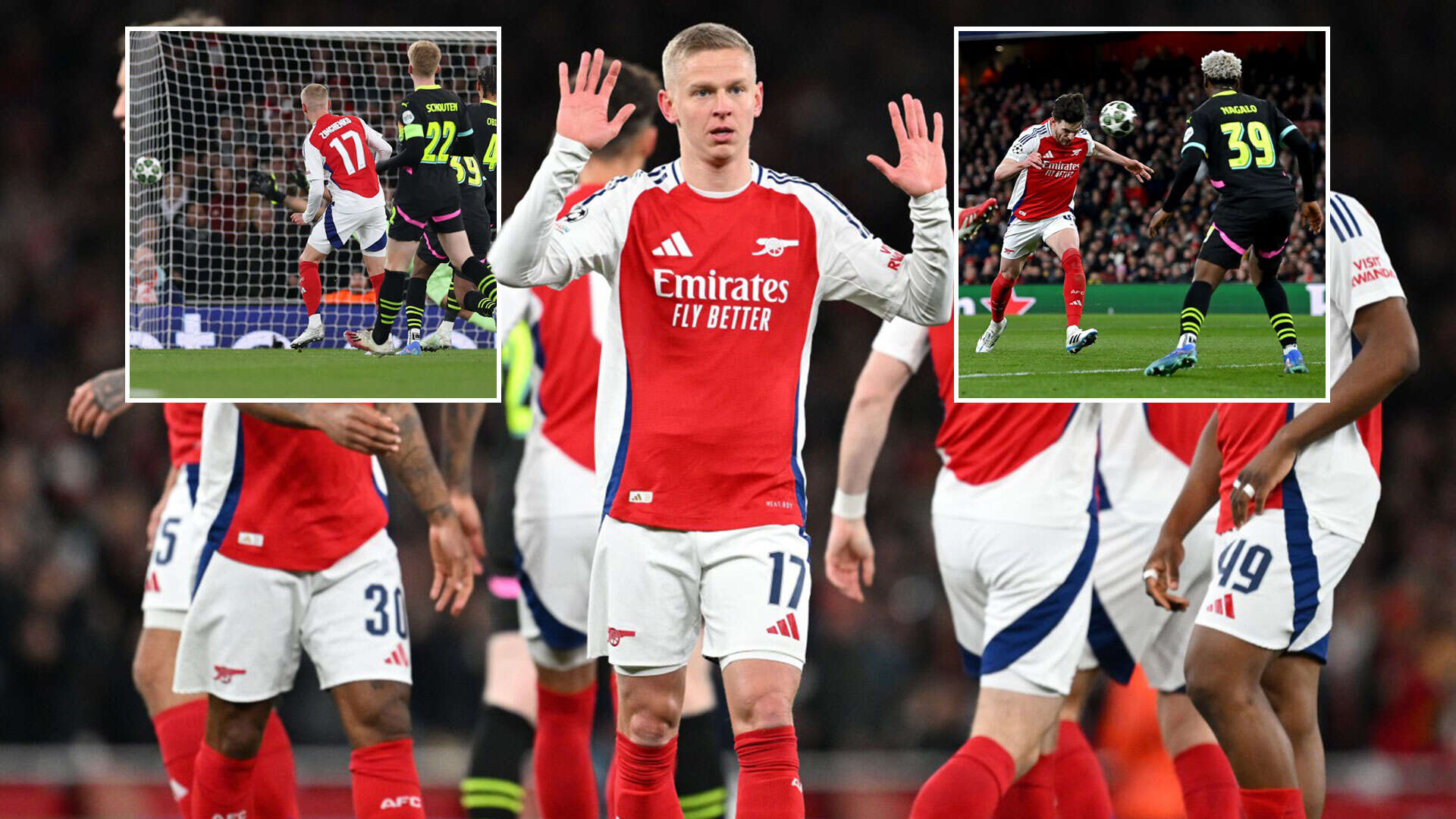 Gunners cruise into CL quarters despite playing SIX left-backs