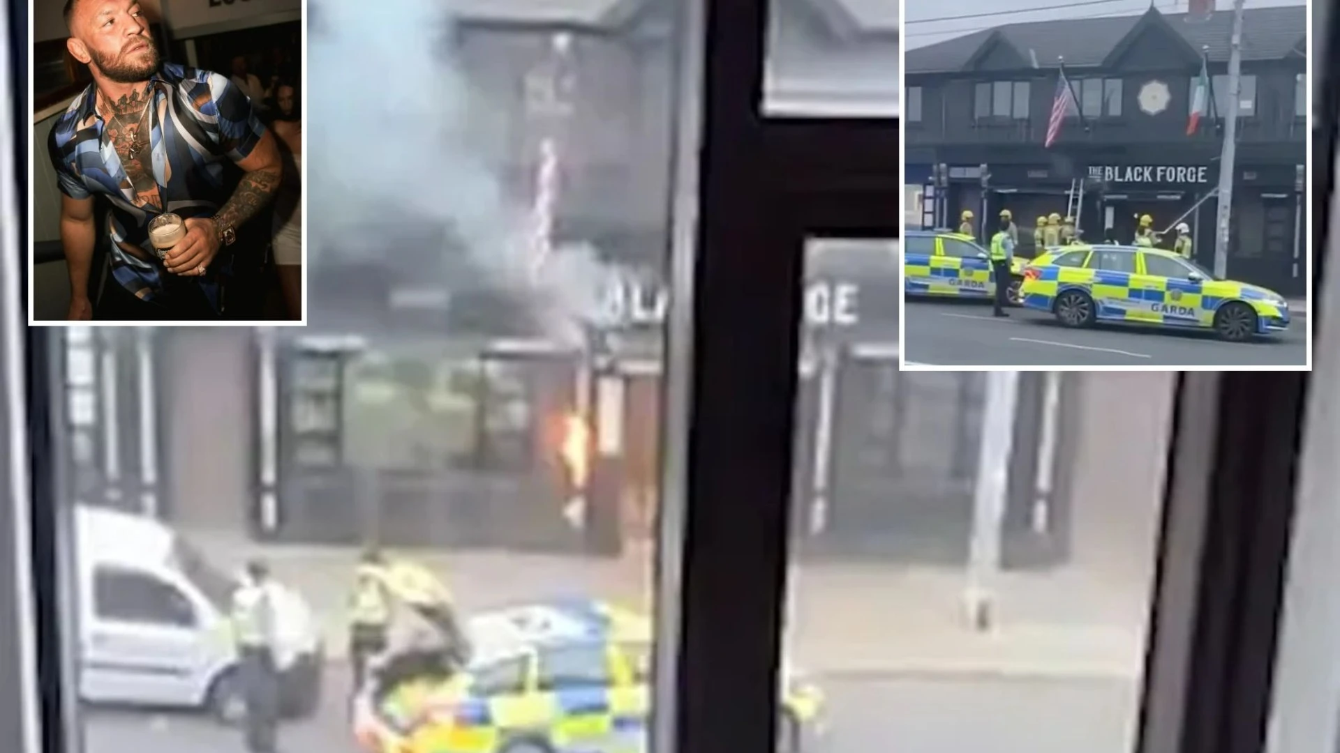 Fire at McGregor's pub was ARSON as cops hunt man who 'fled on foot'