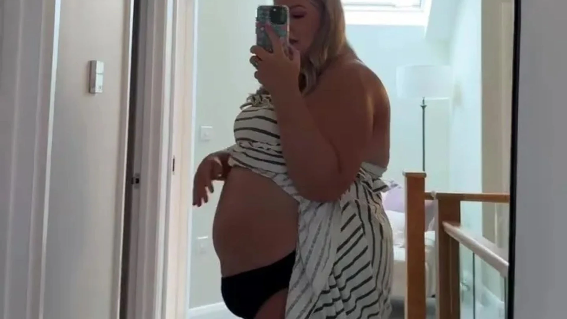 Pregnant Laura Adlington is 'really bothered' about not having the 'perfect' bump