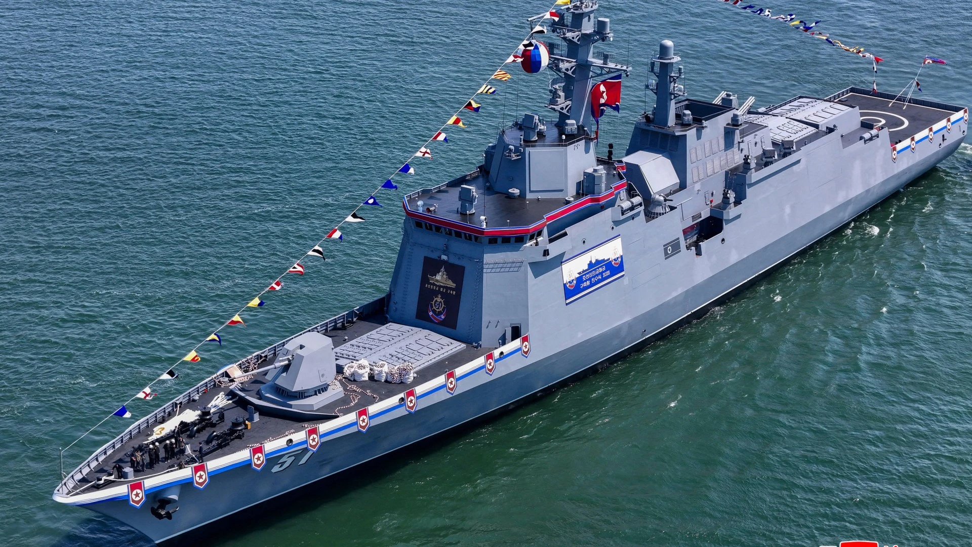 Kim Jong-un’s new flagship destroyer armed with nuclear missiles can’t even SAIL