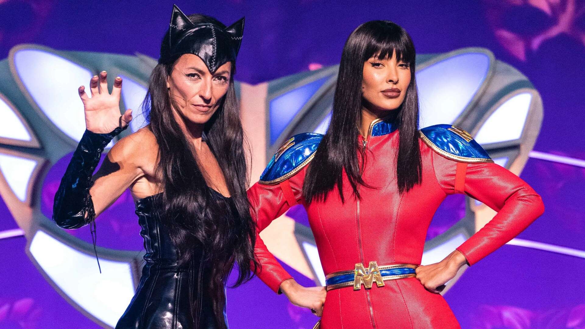 Davina McCall & Maya Jama morph into sexy siren superheroes on the Masked Singer