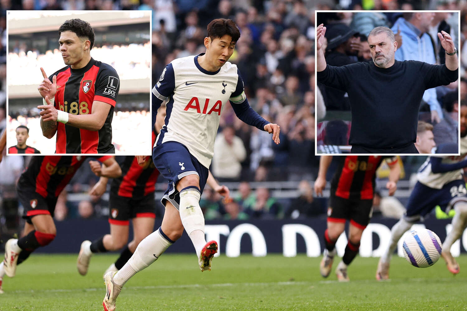 Son's late penalty rescues point for Spurs after dismal first half