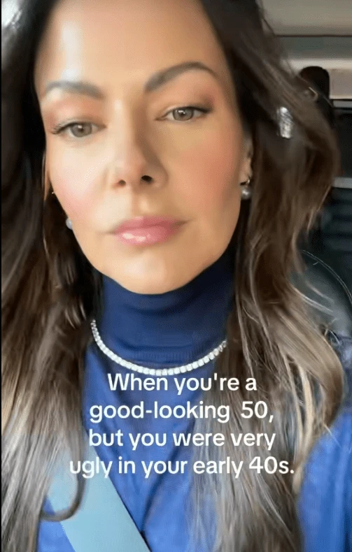 Woman who had a total glow up in her 50s looks decades younger