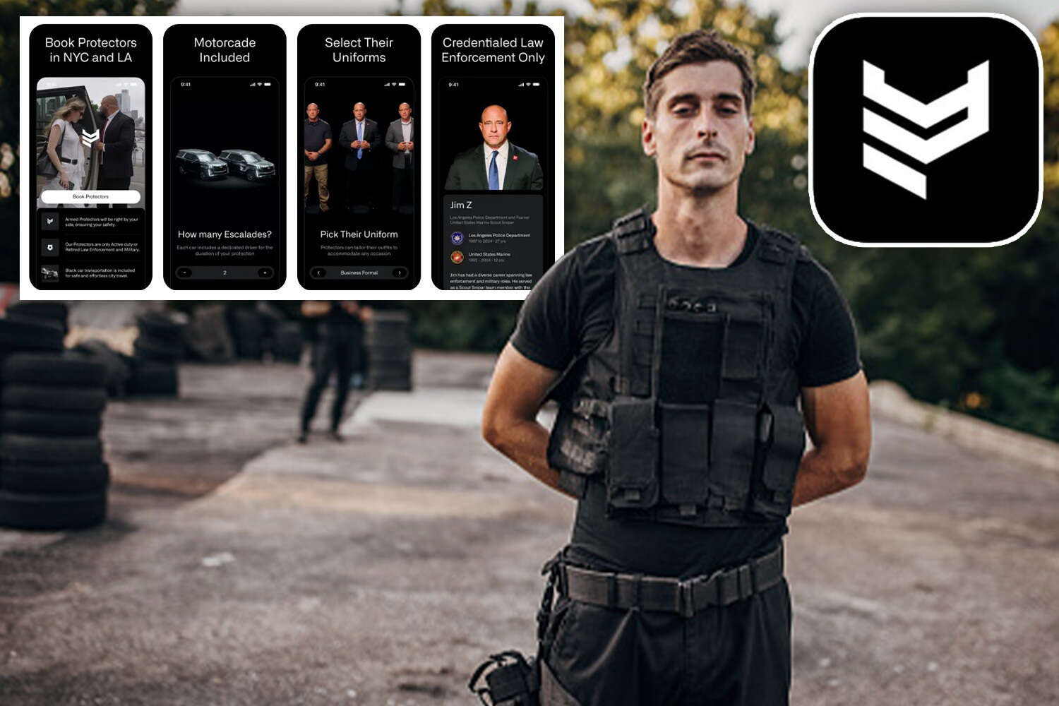 'Uber with guns' app that allows you to hire BODYGUARDS on-demand soars