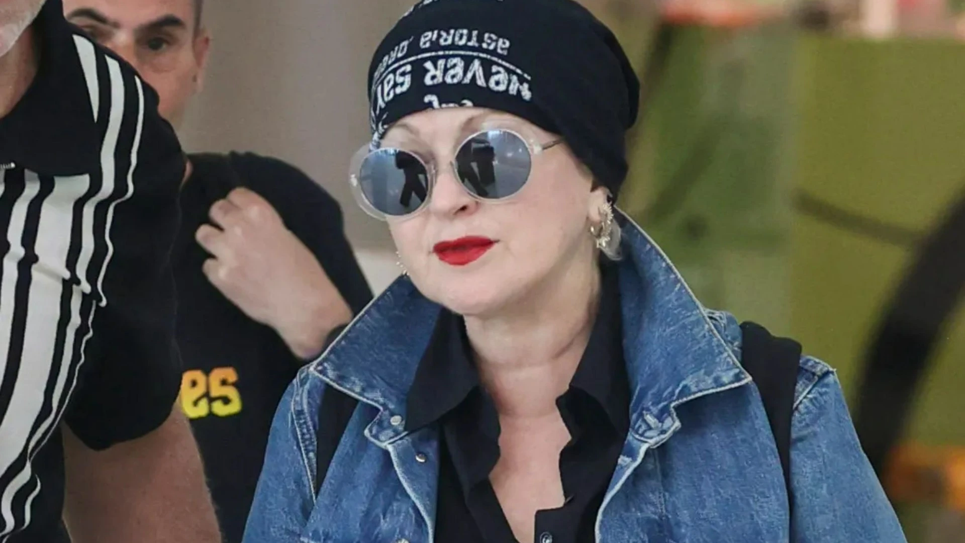 Pop icon looks incredible at 71 as she arrives in Australia for tour