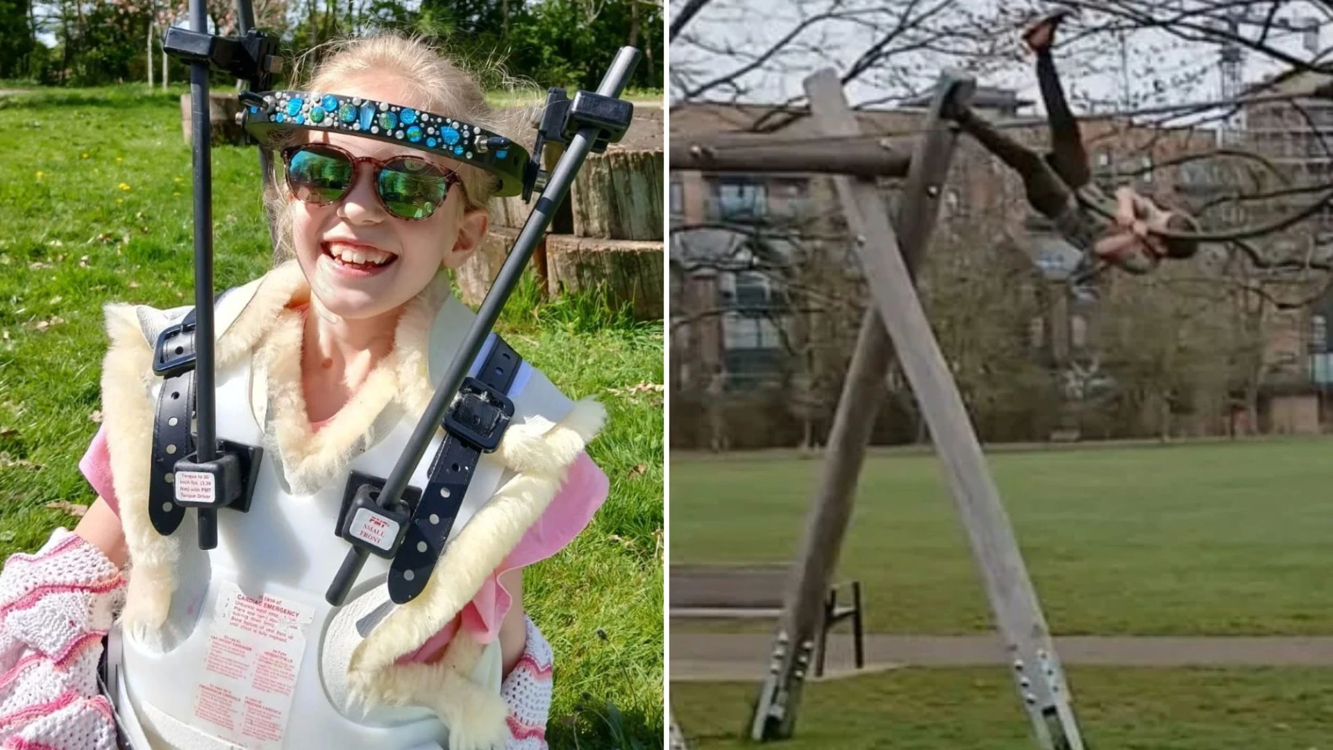 Major warning for parents after girl, 8, breaks neck on UK playground zipline