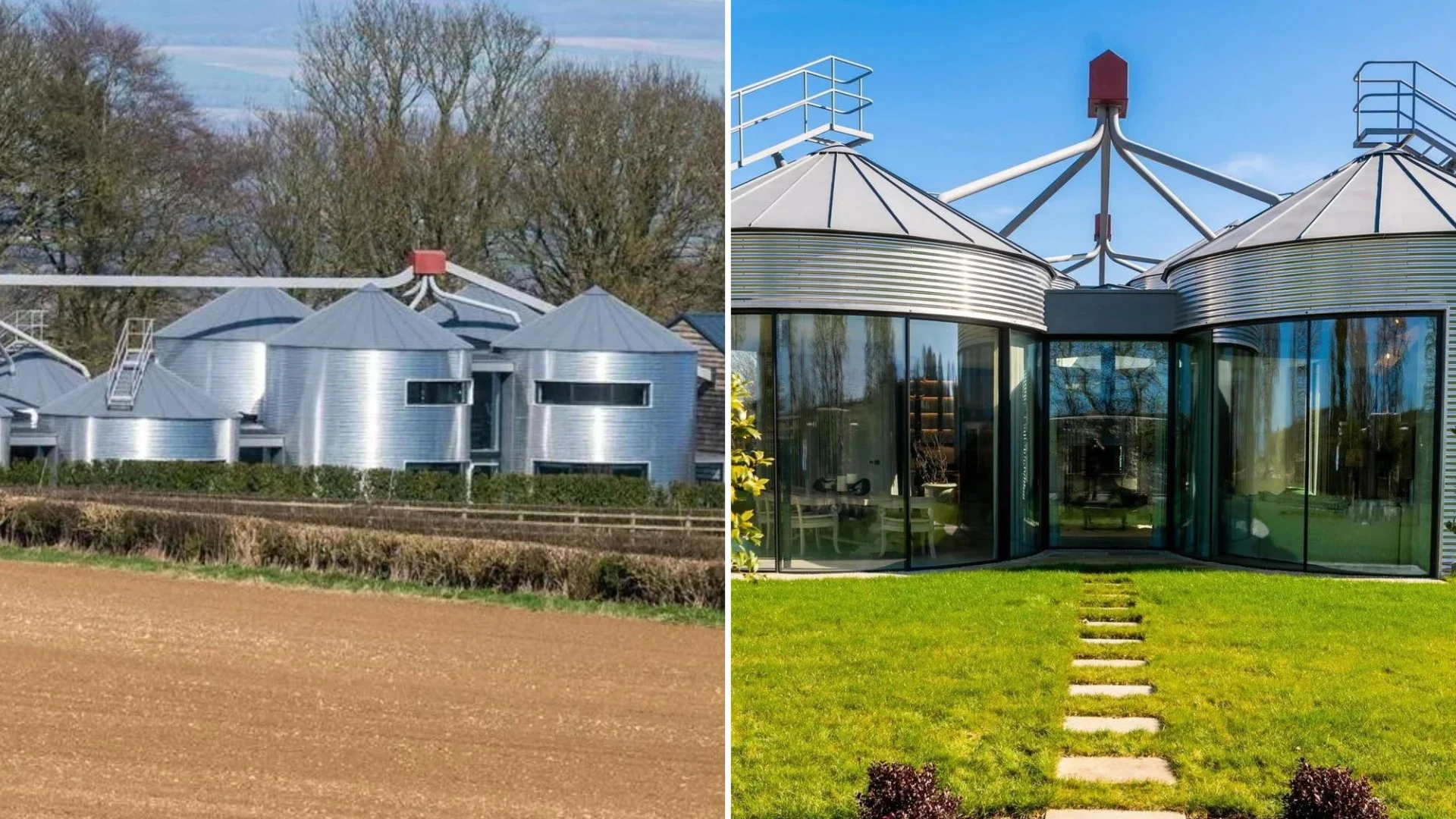 We turned old abandoned grain silos into a £4.25m four-bed home