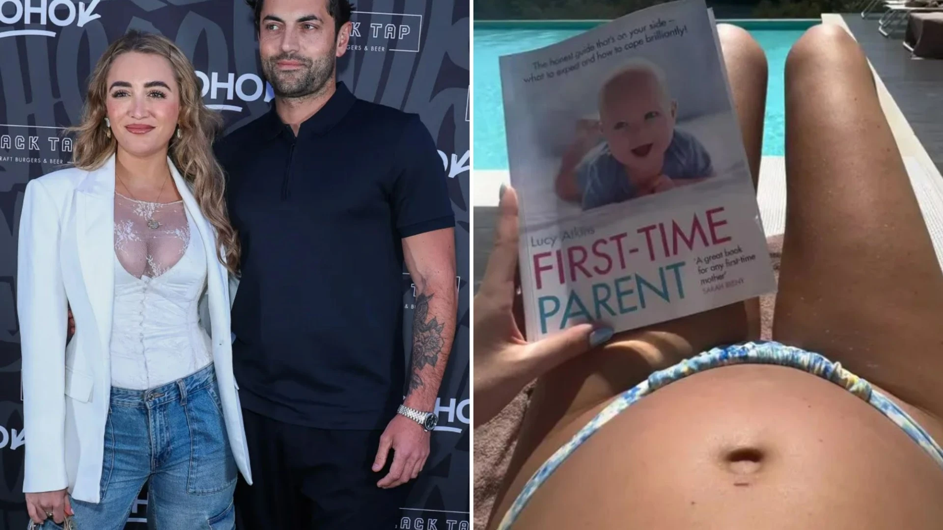Georgia Harrison shows off baby bump for first time after revealing pregnancy