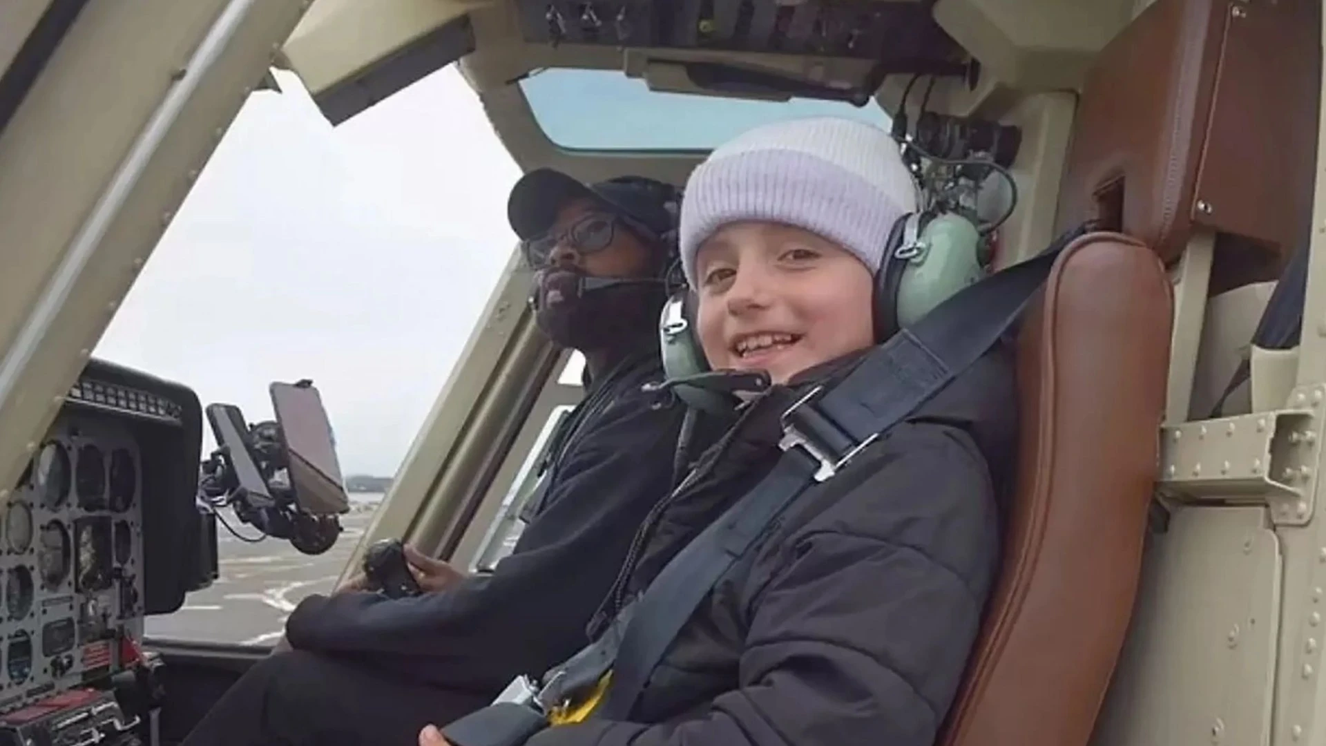 1st pic of birthday girl & pilot in chopper crash taken before family killed