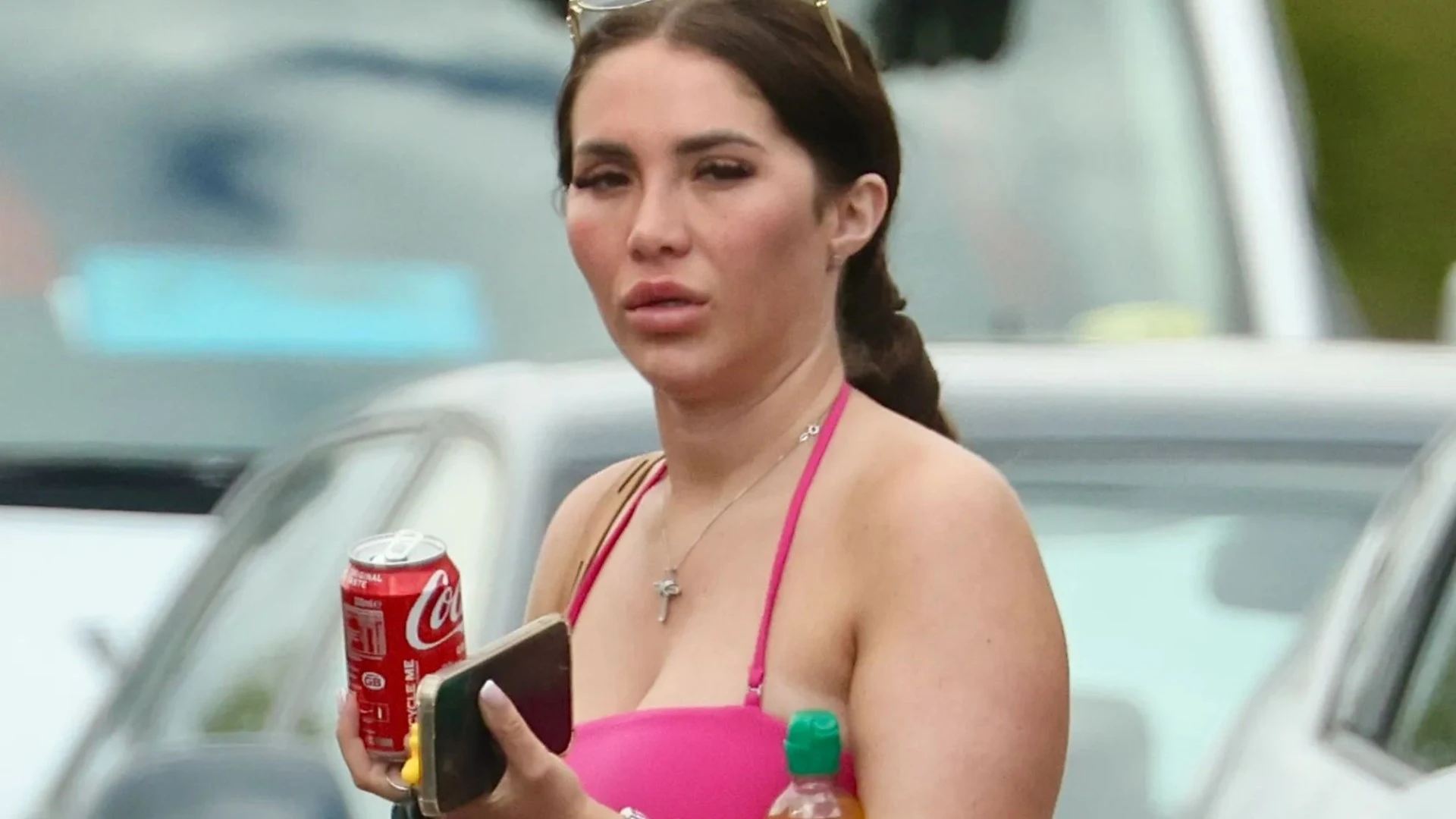 Chloe Brockett looks downcast after branding ex Jack Fincham a 'narcissist'