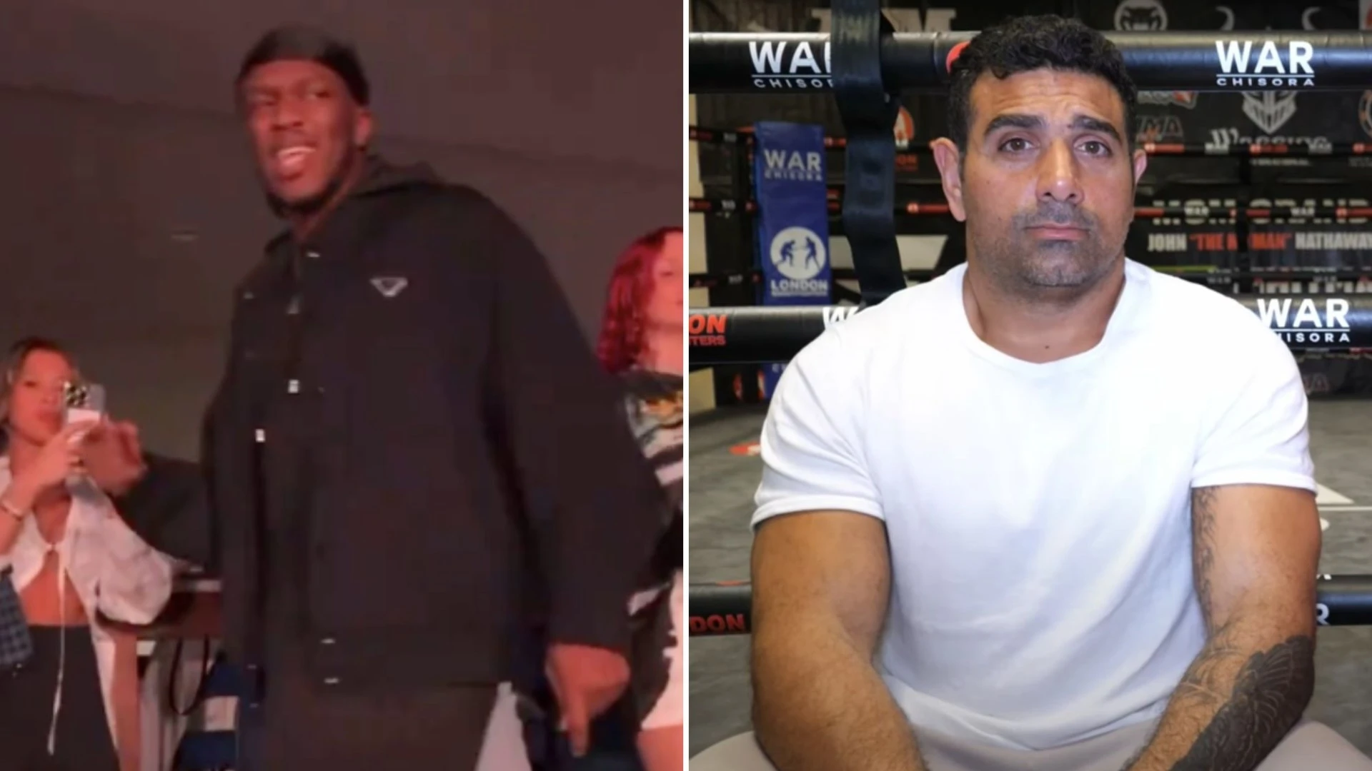 KSI defended by for being spotted at concert after pulling out of fight