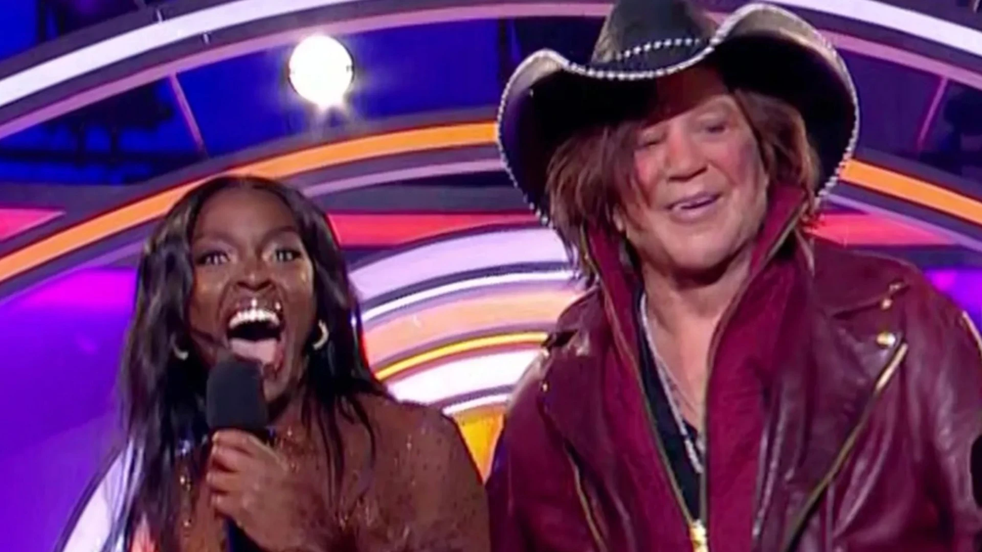 CBB host AJ Odudu tells Mickey Rourke ‘stop looking at me’ in awkward arrival