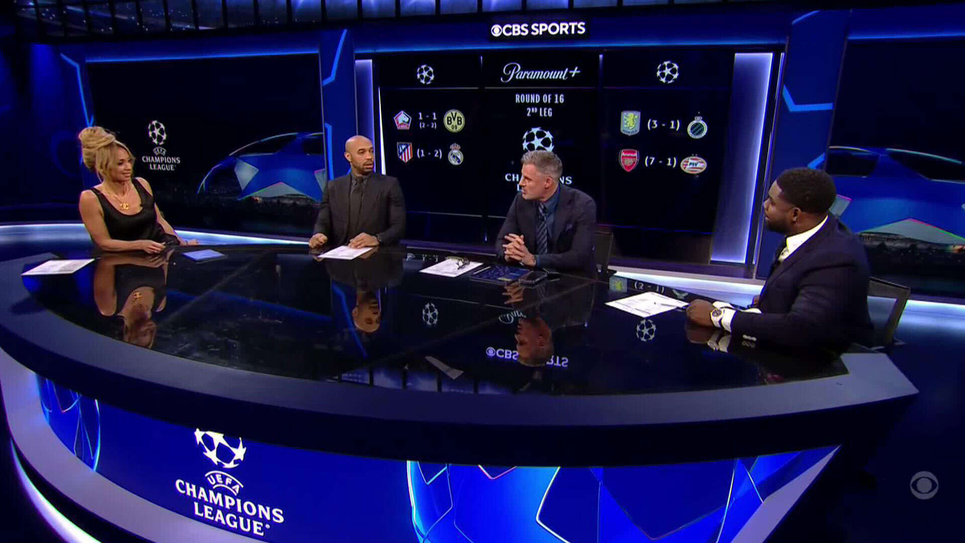 Carragher forced to leave CBS Sports studio during show after falling ill