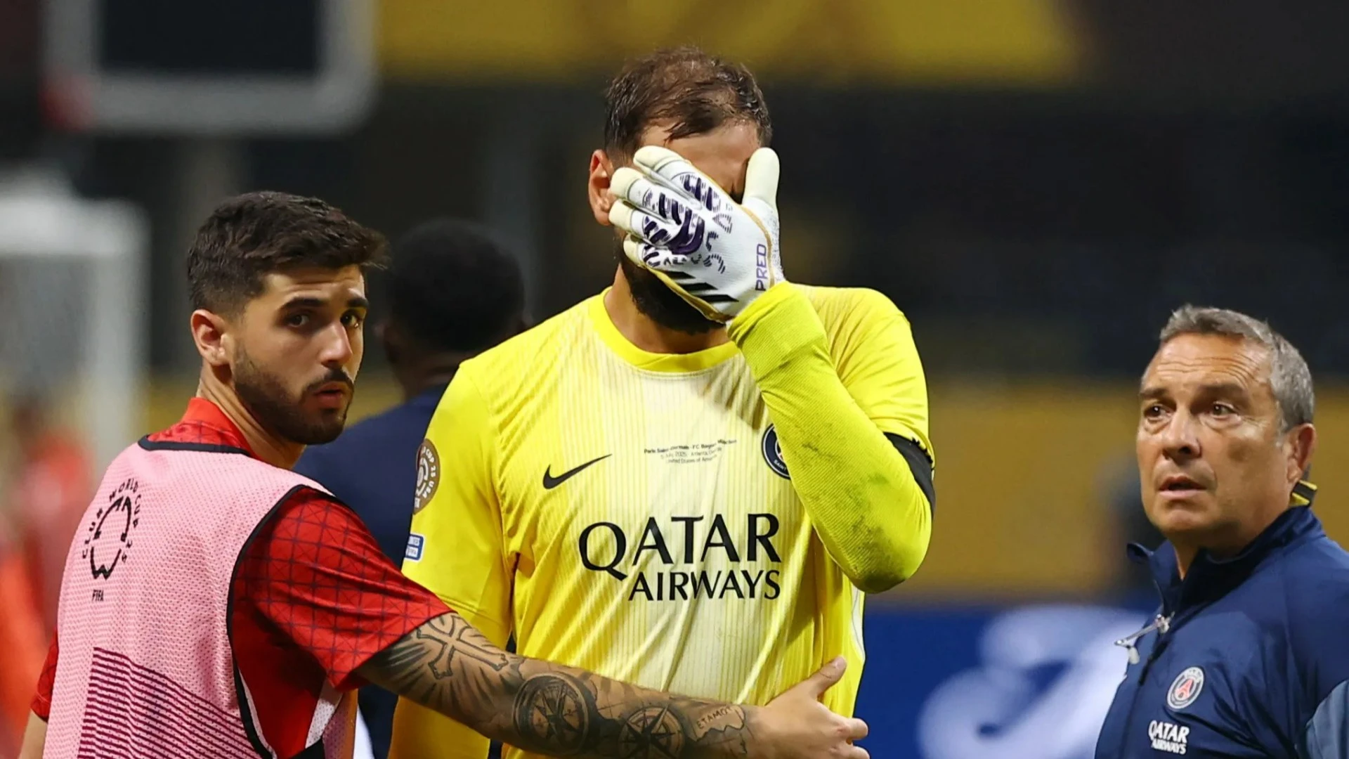 Donnarumma bursts into tears on pitch after Musiala horror injury