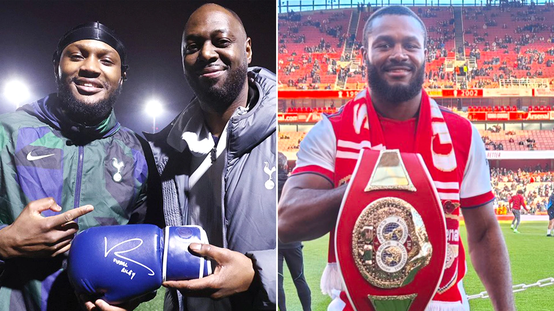 Arsenal-mad boxer fired brutal warning by Tottenham rival Viddal Riley