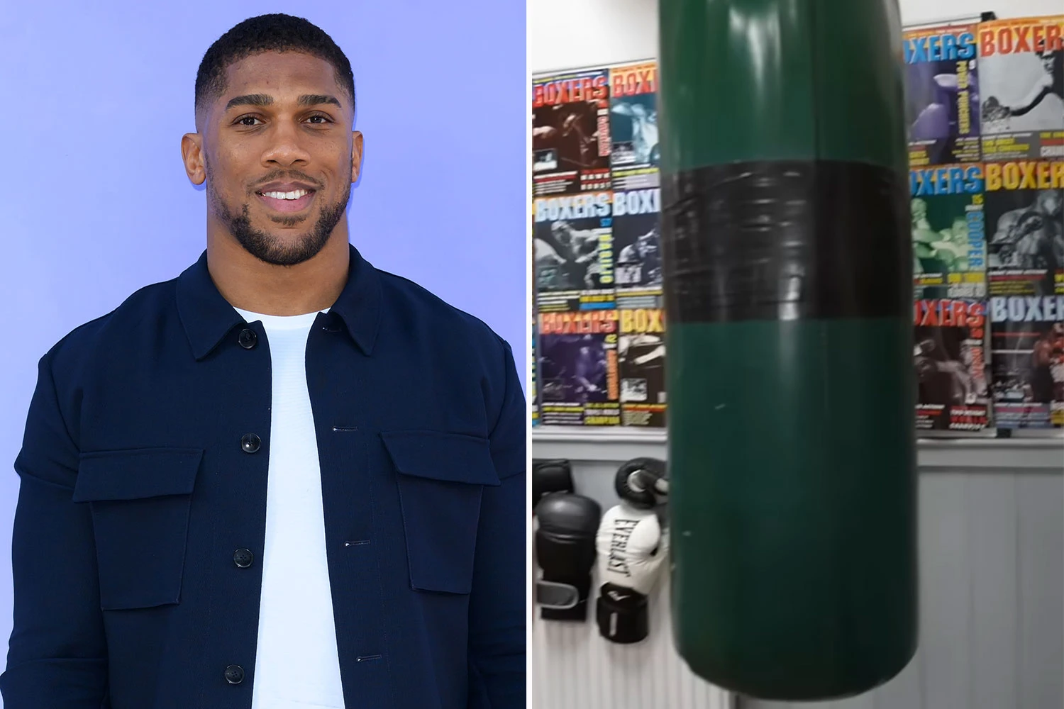 Generous AJ makes donation to famous amateur gym in trade for ancient punchbag