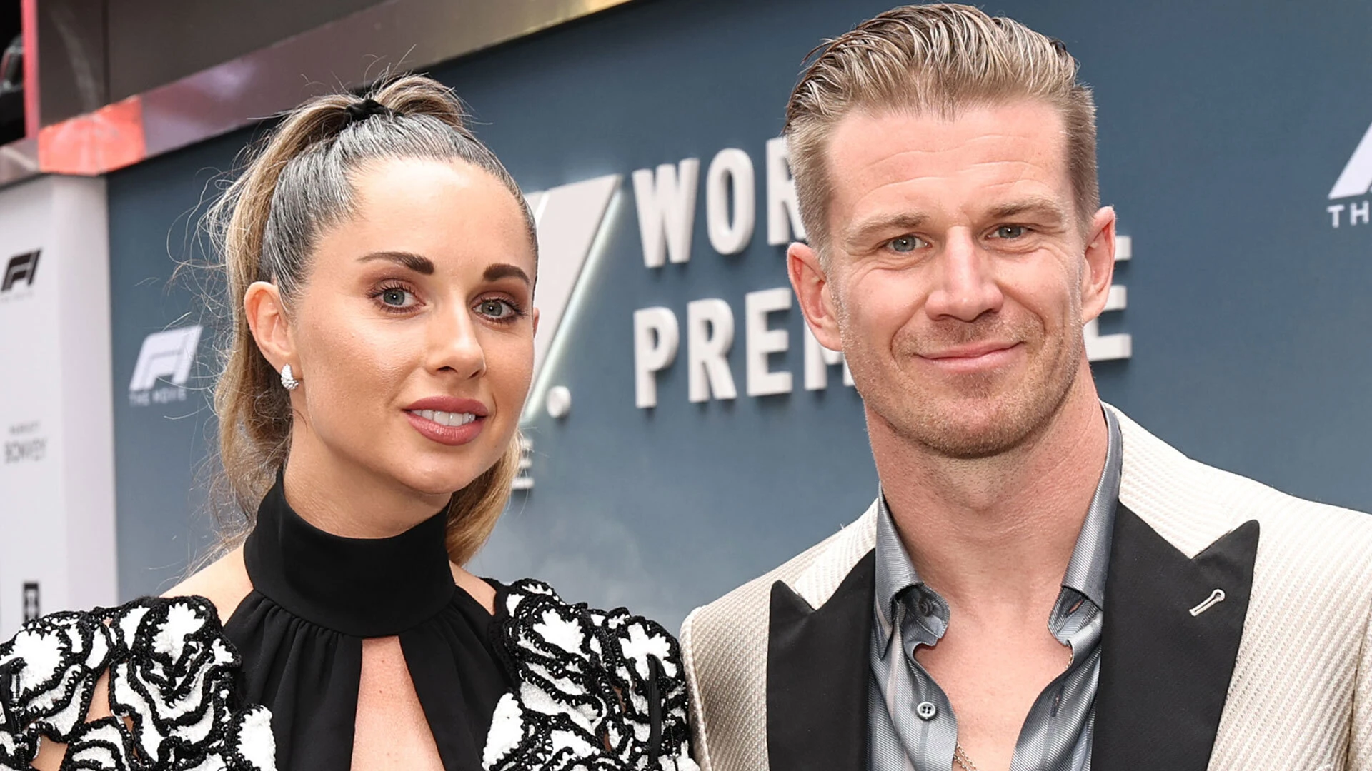 Braless Wag steals show in daring outfit at F1: The Movie premiere