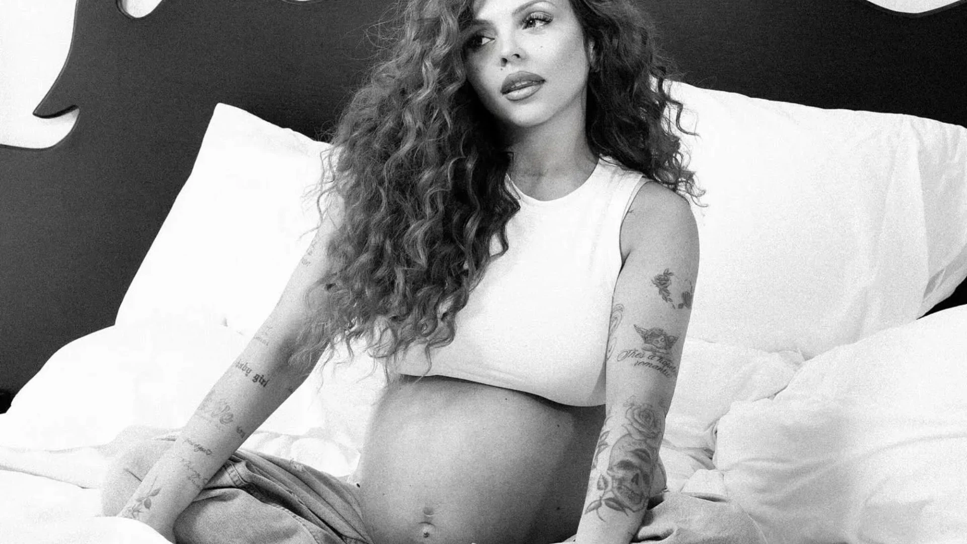 Pregnant Jesy Nelson's due date revealed as star spends TWO months in hospital