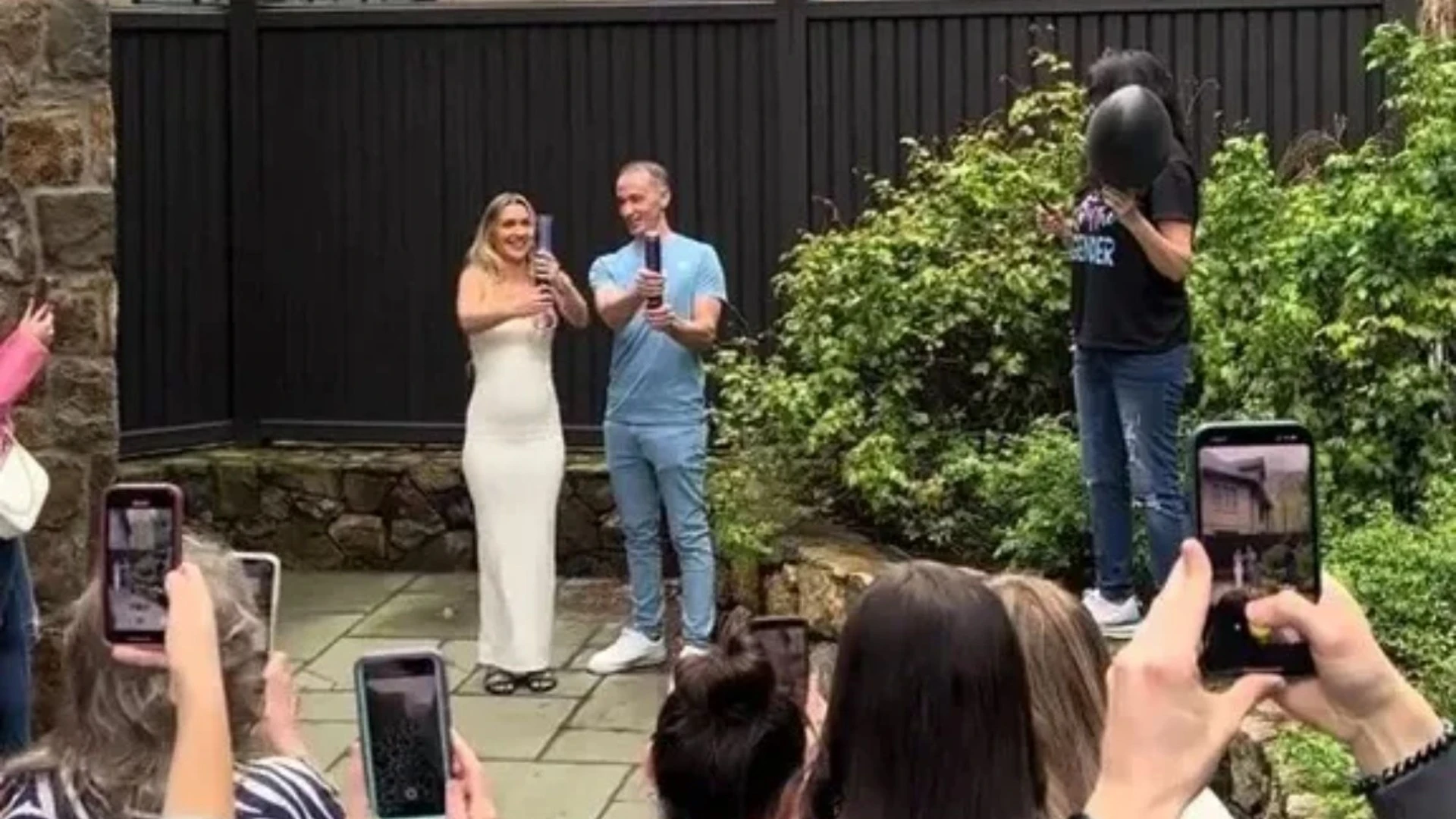 Watch the moment mum-to-be is left fuming after her own mum ruins gender reveal