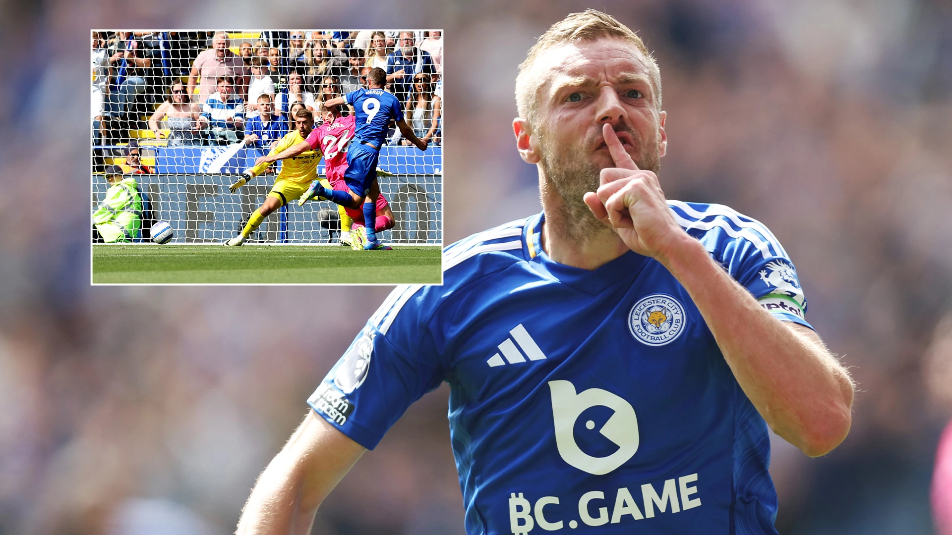 Vardy signs off in style as forward bags 200th goal in final game