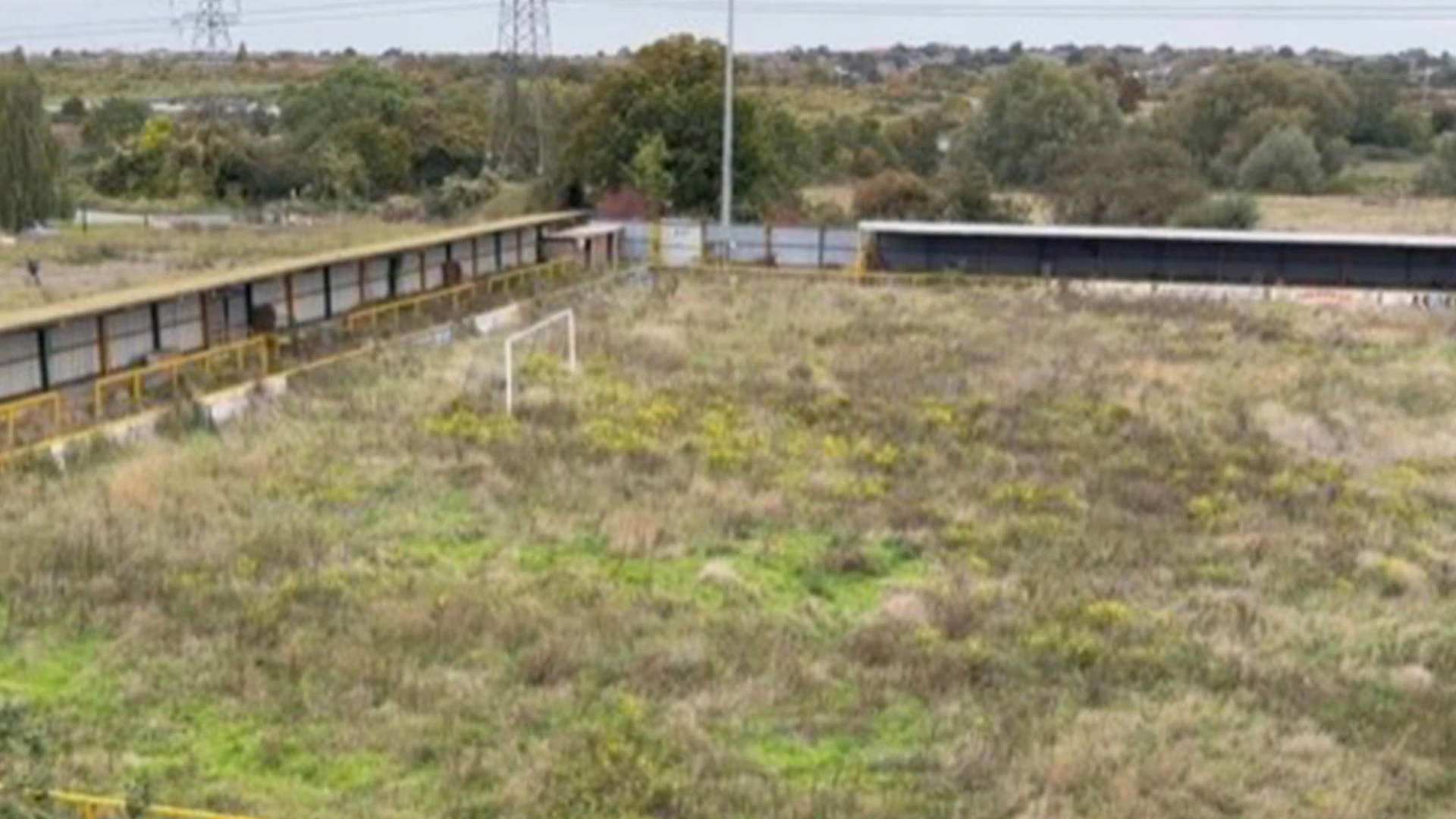 English stadium looks like abandoned wasteland as club begins work on new home