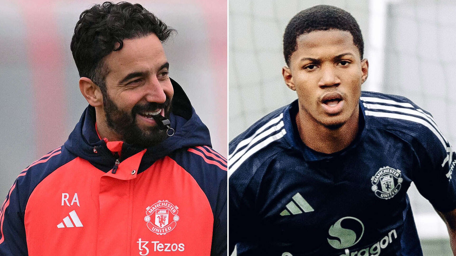 Ruben Amorim 'keeping close eye on Chido Obi-Martin, 17, in Man Utd training'