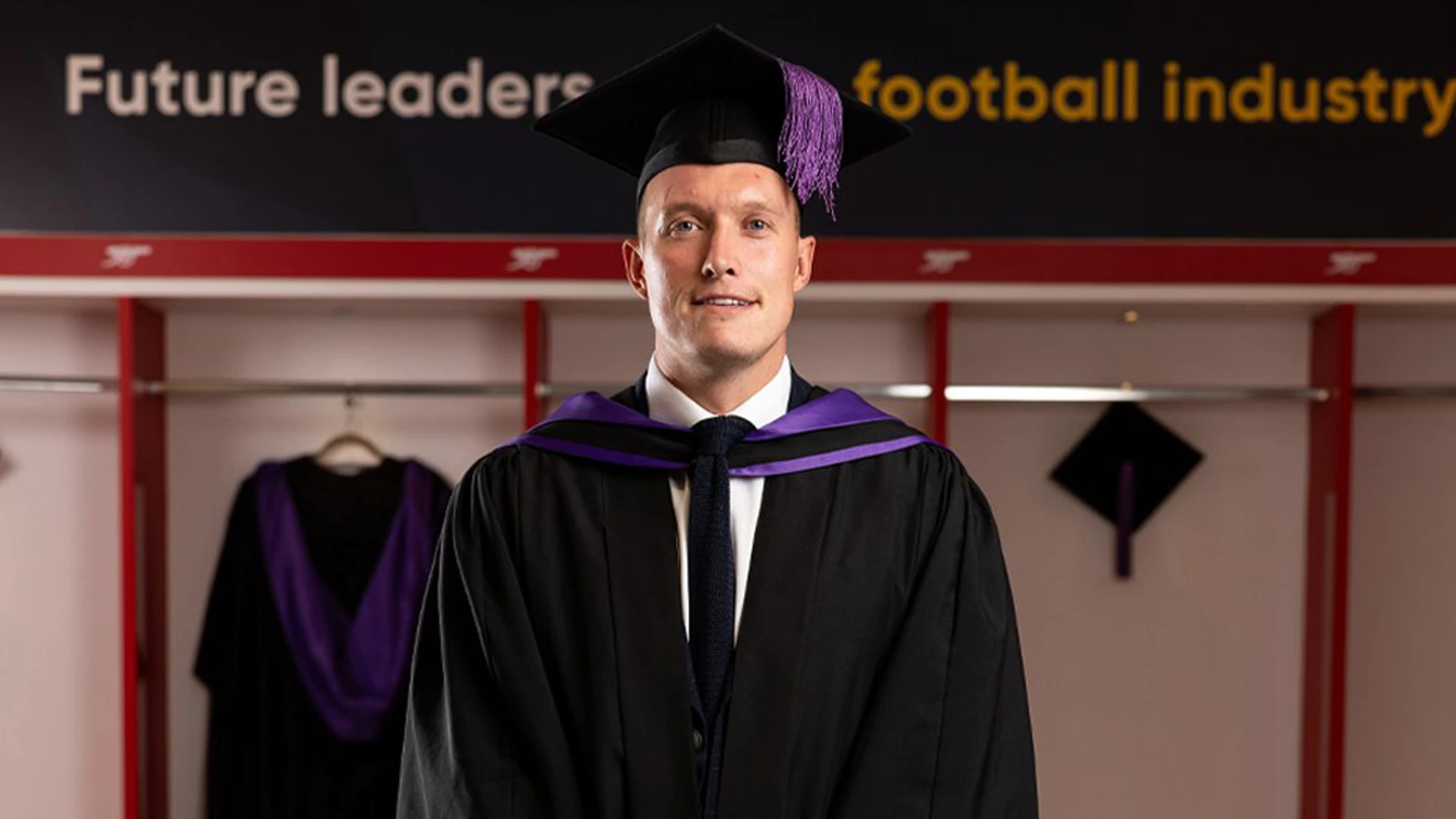 Ex-Man Utd star in career change as he graduates from PFA Business School