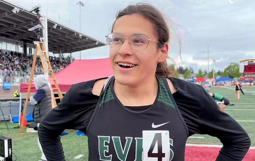Transgender athlete tells crowd 'get a life' as they are booed after race