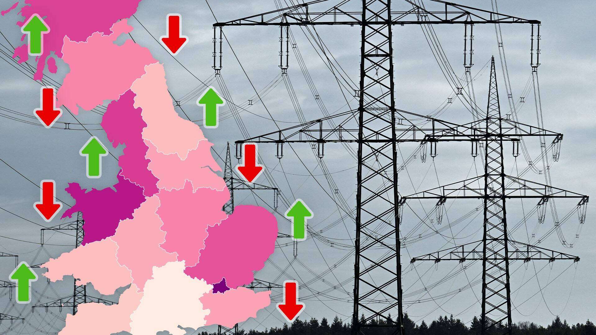 Map reveals postcode lottery of 'sneaky' energy charge with some paying £91 more