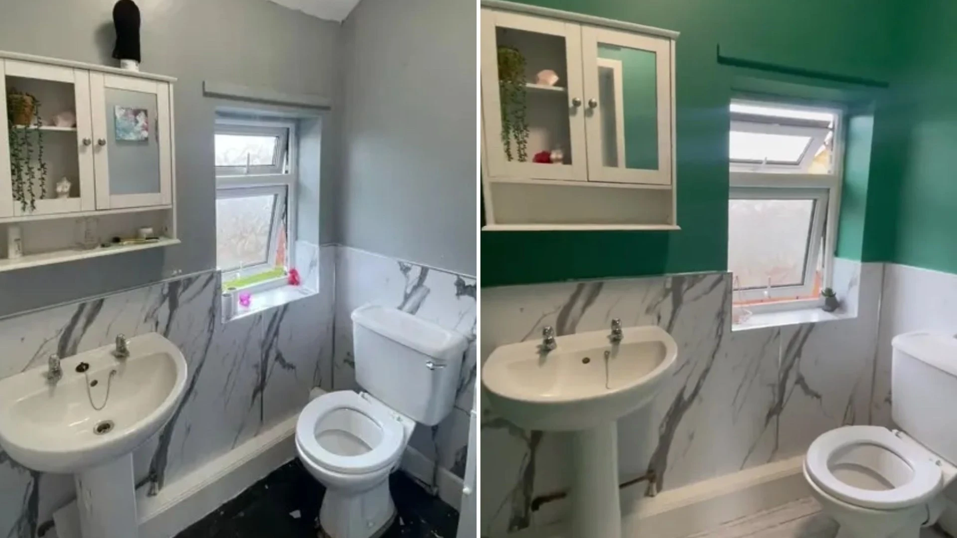 I transformed my council house bathroom for £30 – now it’s my favourite room