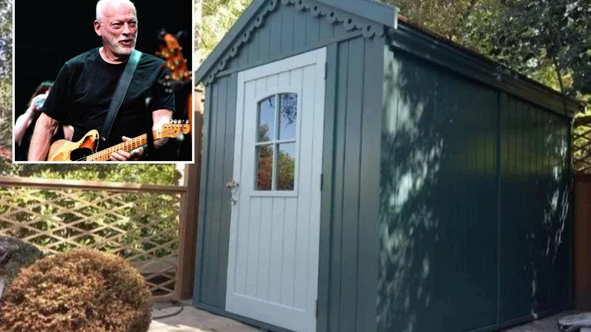 Brit rock legend forced to rip down 'intrusive' 3m shed in row with neighbours