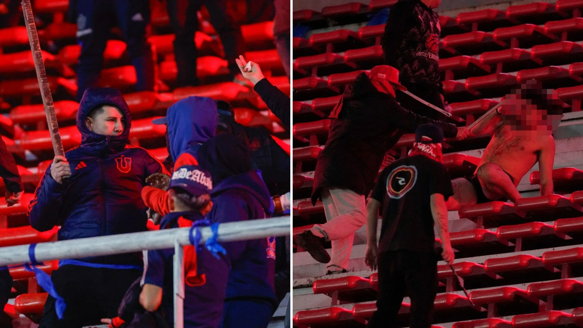 Match abandoned as stun grenades thrown & police blocked from entering stand