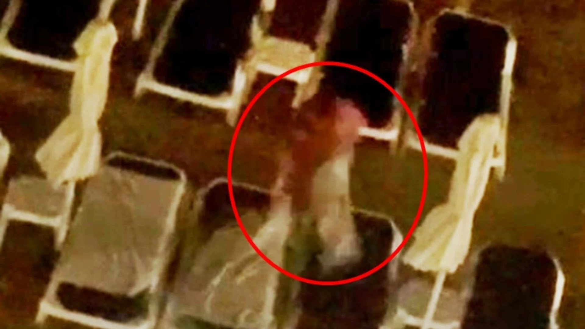 Moment Brit tourist STEALS towels from sunbed-hoggers in dead of night