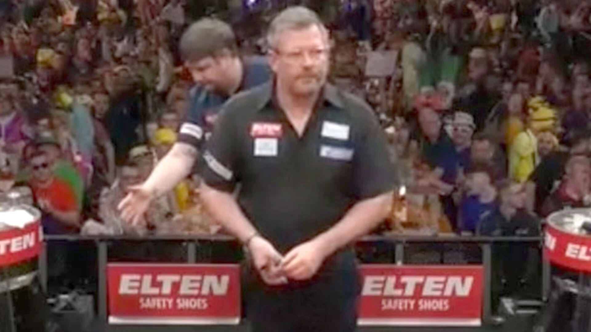 James Wade defended after he broke unwritten darts rule in Menzies loss