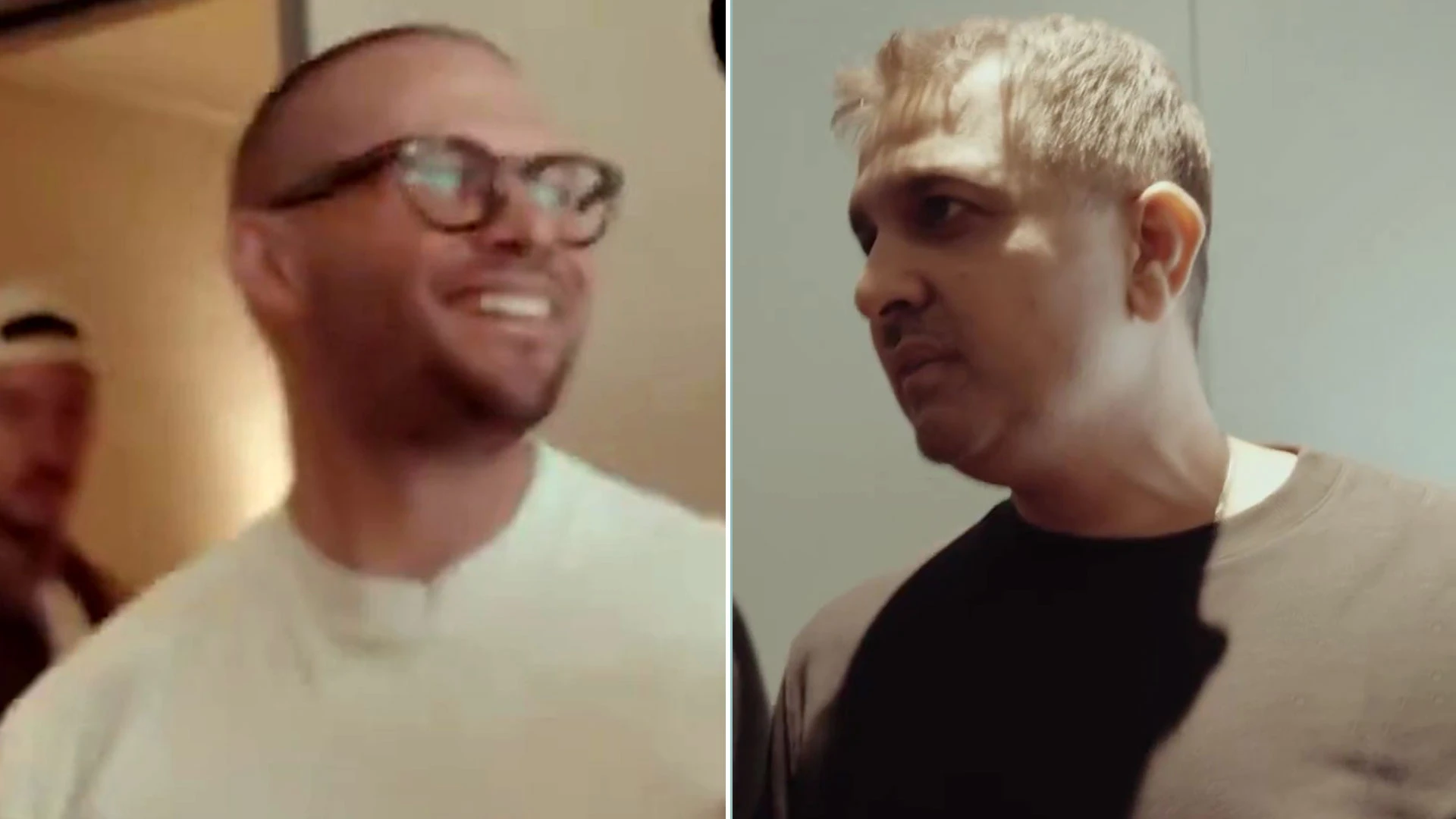 Eubank's sister's boyfriend nearly comes to blows with member of Team Eubank