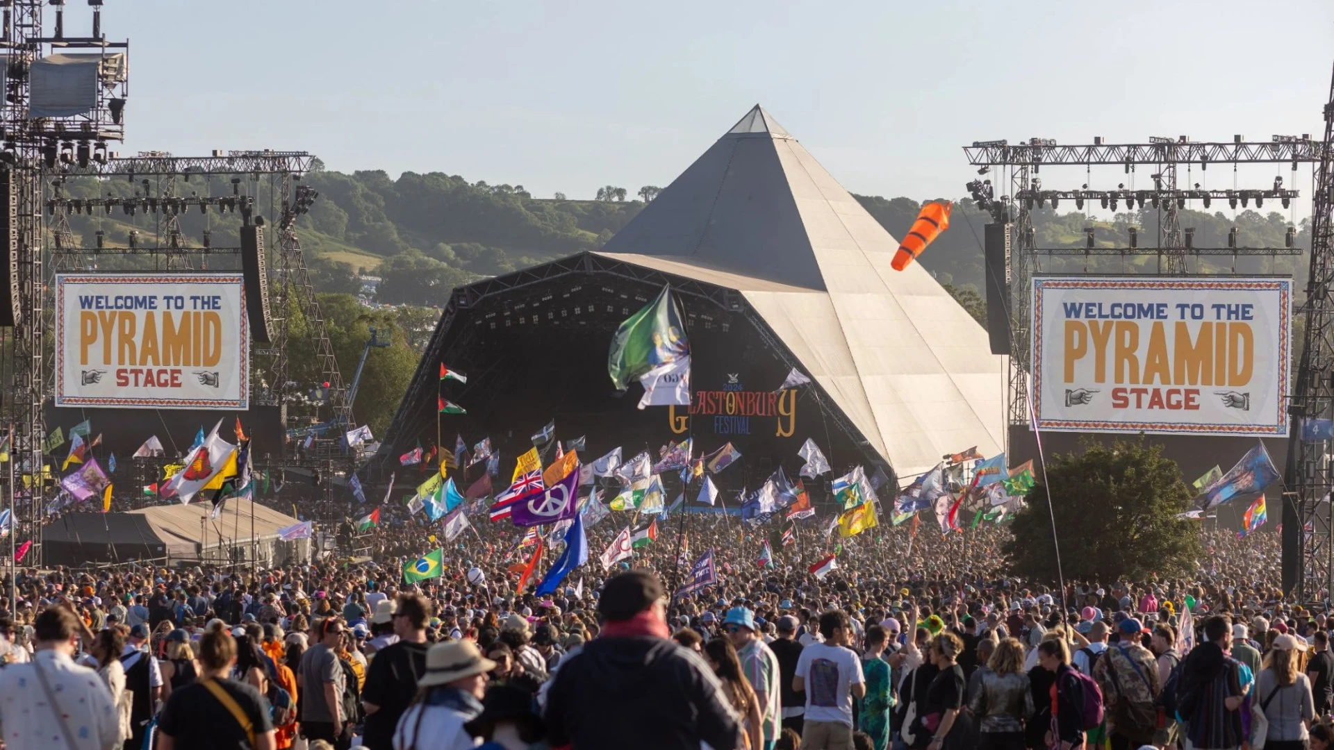 Huge pop star goes public with new man at Glasto sparking fury from his ex