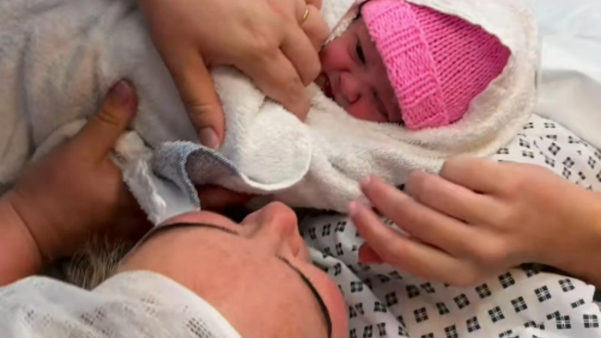 Ex On The Beach star gives birth to FOURTH child and shares first pics