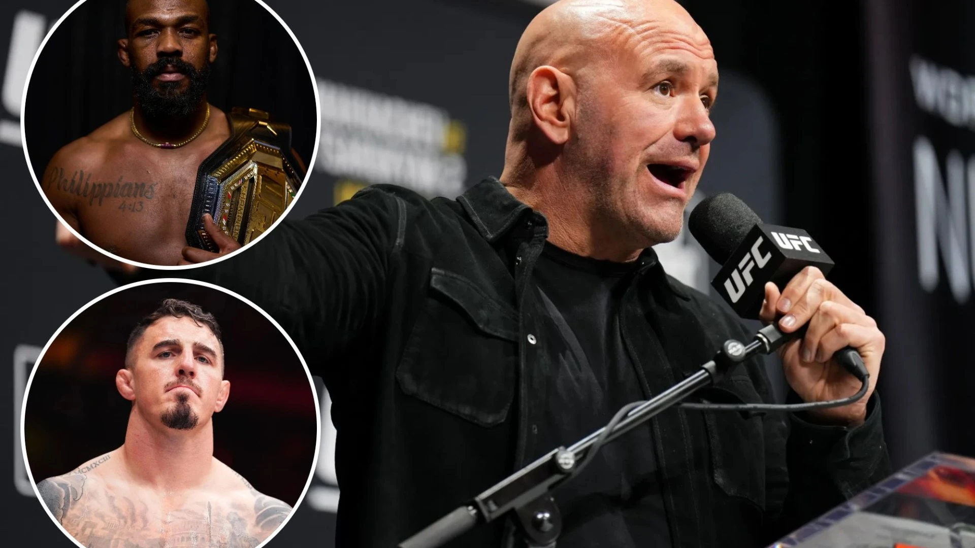 Dana White admits worrying Jon Jones v Tom Aspinall truth after meeting demands