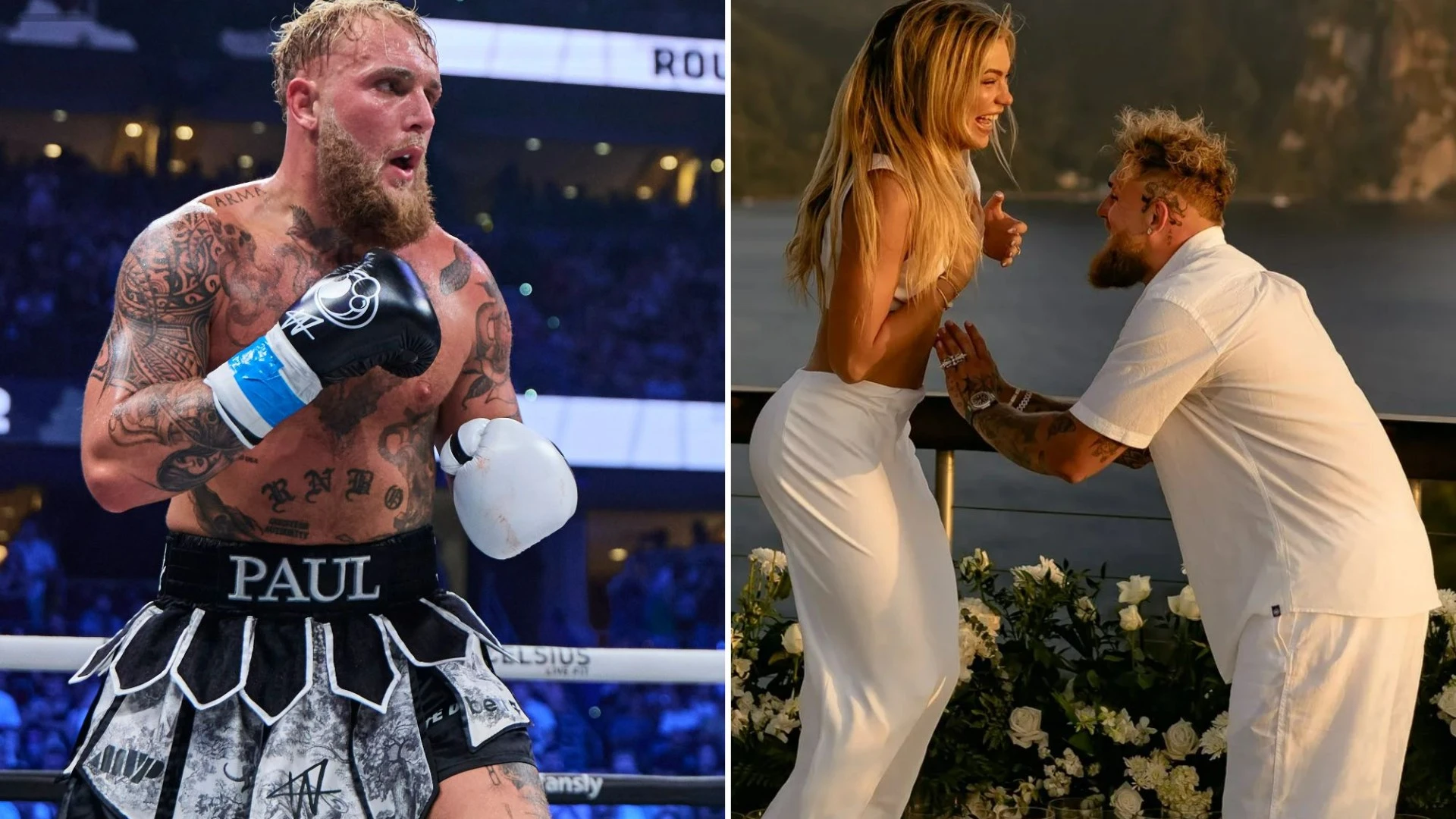 Jake Paul admits proposing was harder than any fight and he needed whiskey