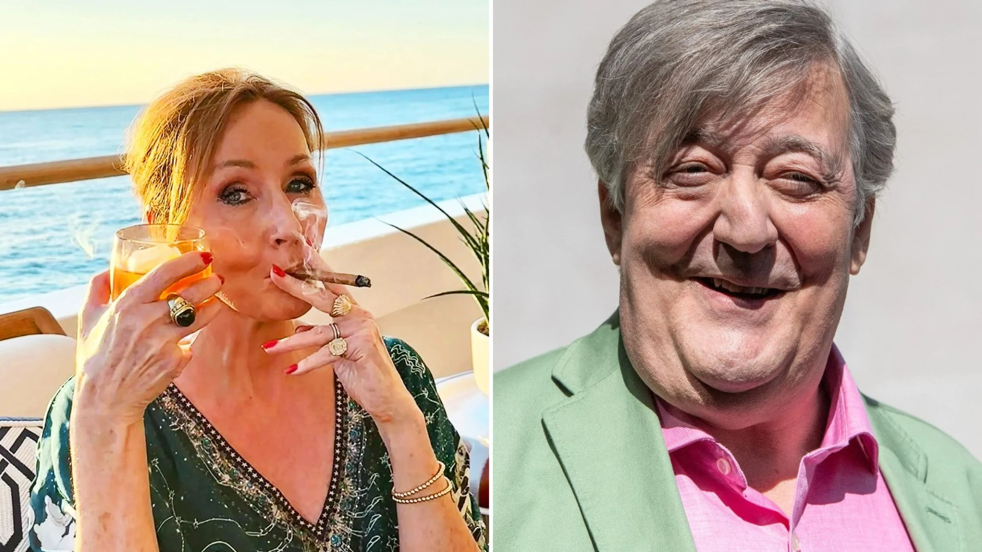 JK Rowling says she & Stephen Fry were NEVER friends after he slammed her