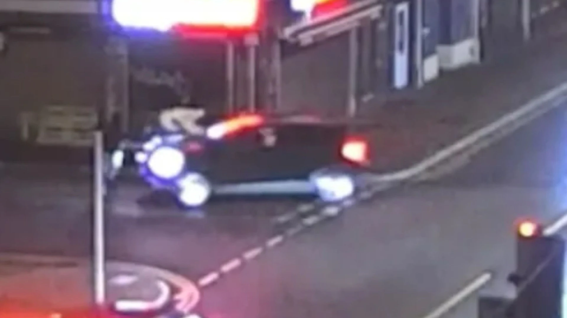 Terrifying moment driver deliberately smashes into holidaymakers in Airbnb row