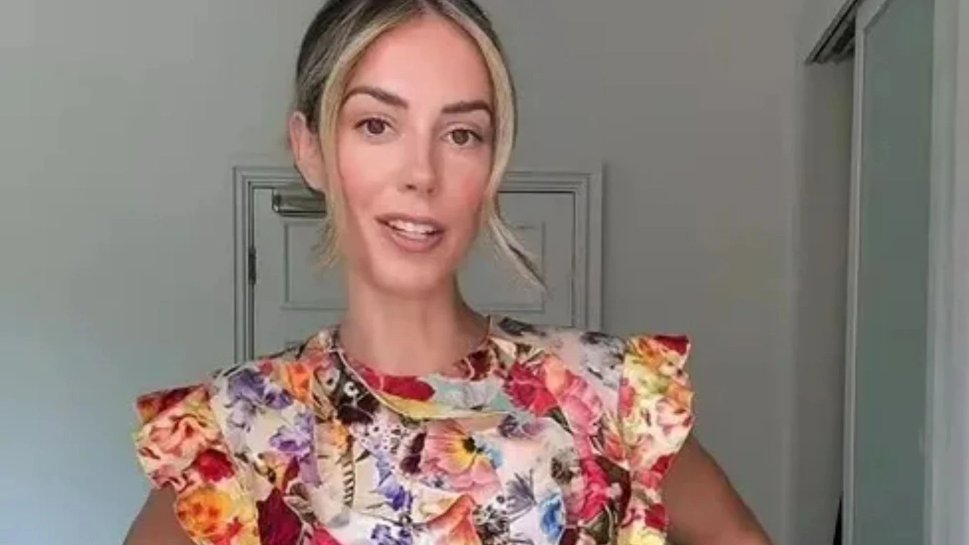 Influencer slammed for ‘inappropriate’ wedding guest dress that shows knickers
