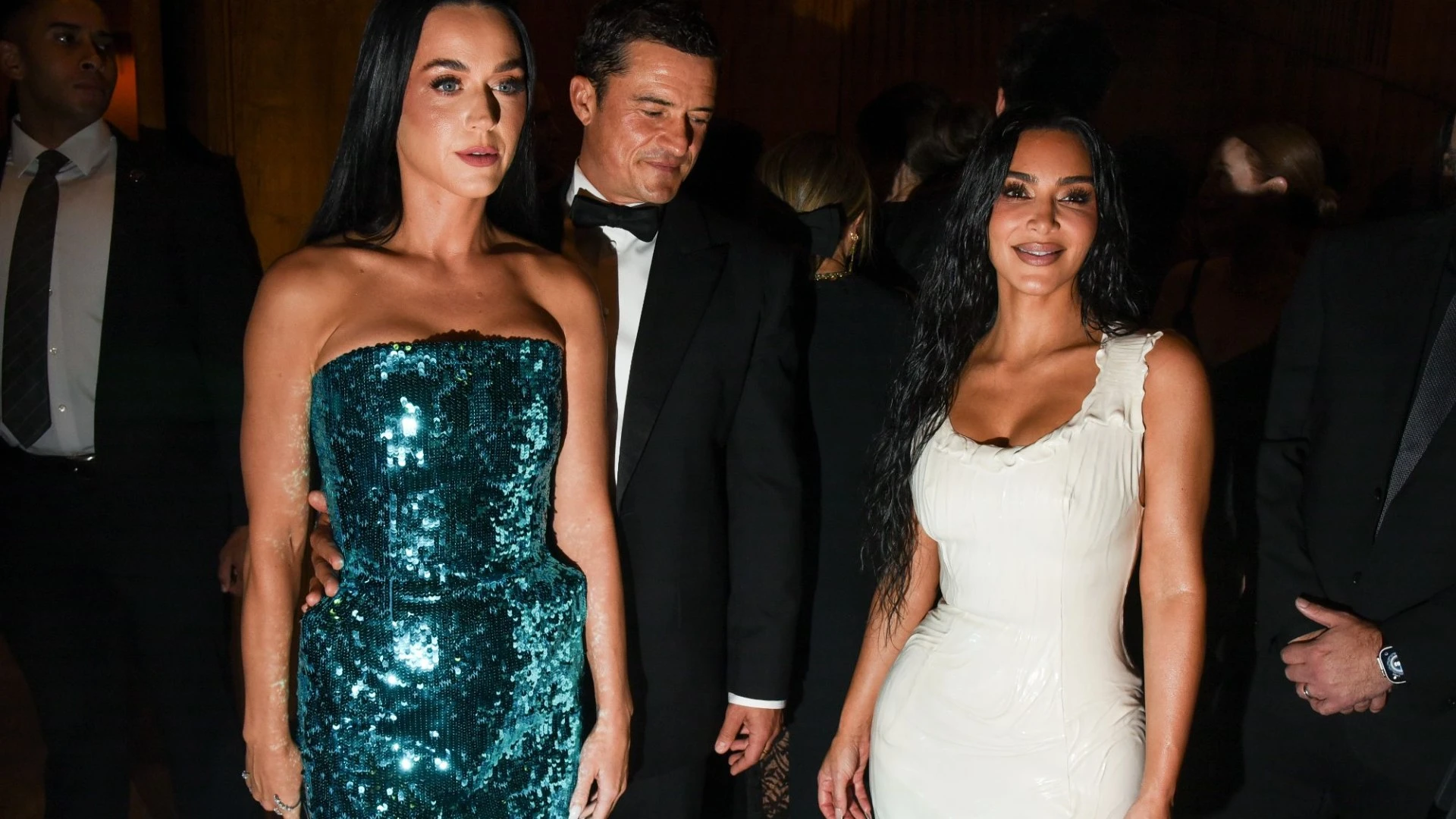 Orlando Bloom caught 'ogling' Kim Kardashian MONTHS before Katy Perry split