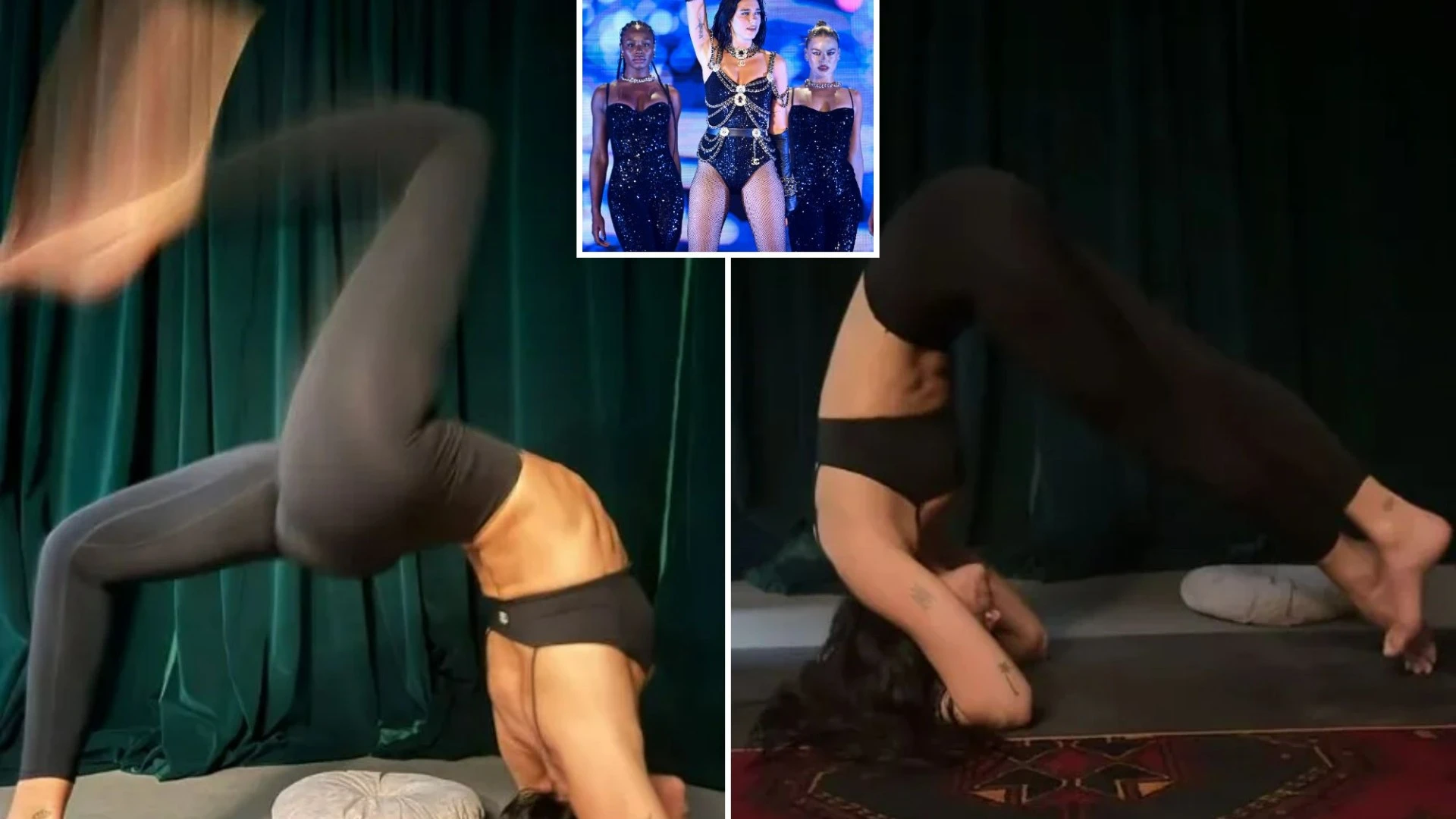 Dua Lipa shows off incredible figure for impressive workout before Wembley gig