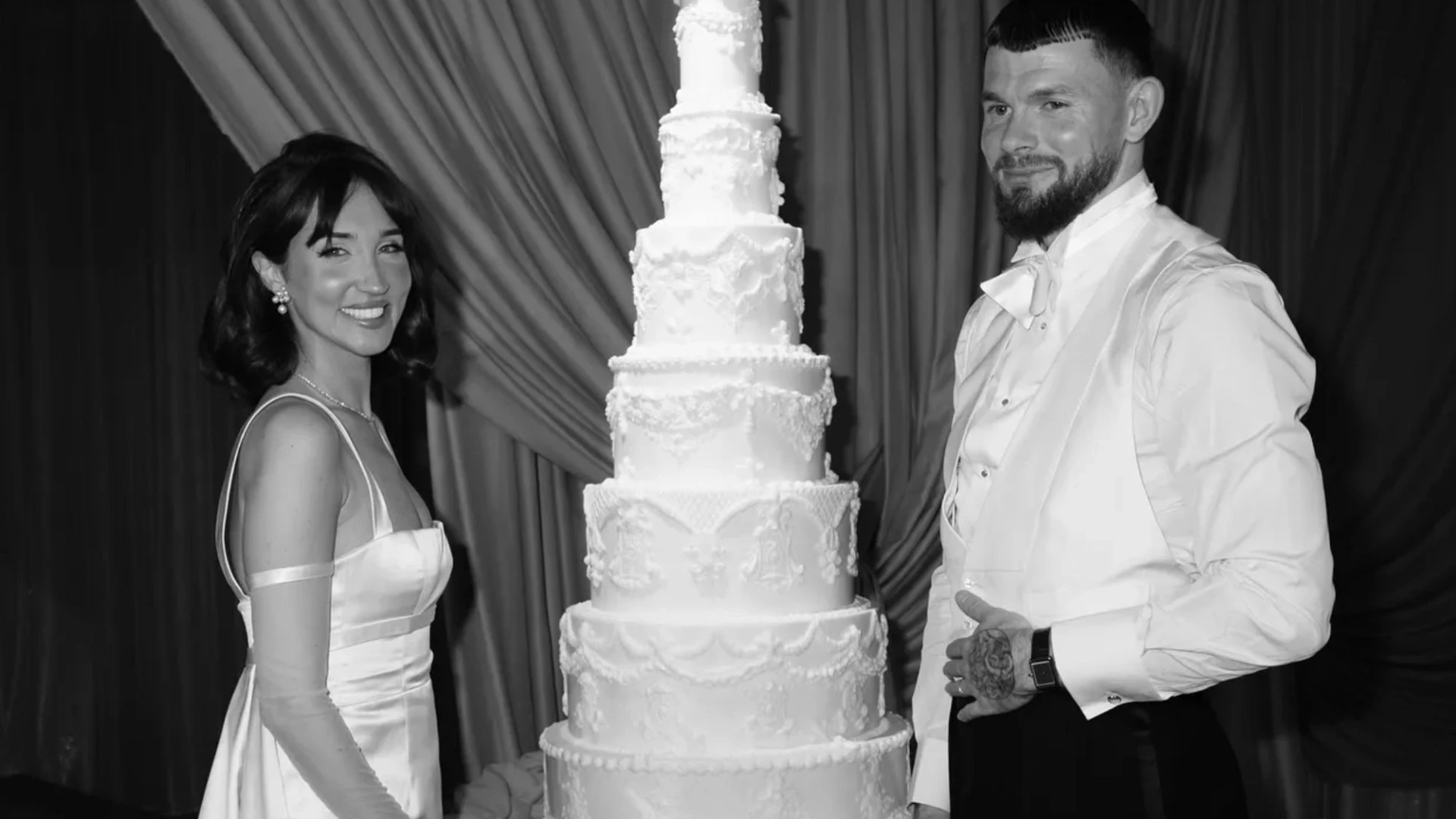 Megan McKenna shows ‘insane cake’ and first dance after wedding to Oliver Burke