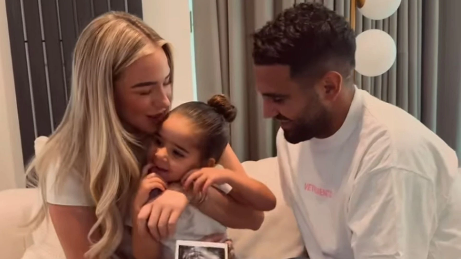 WAG Taylor Ward reveals she’s expecting second child with Riyad Mahrez