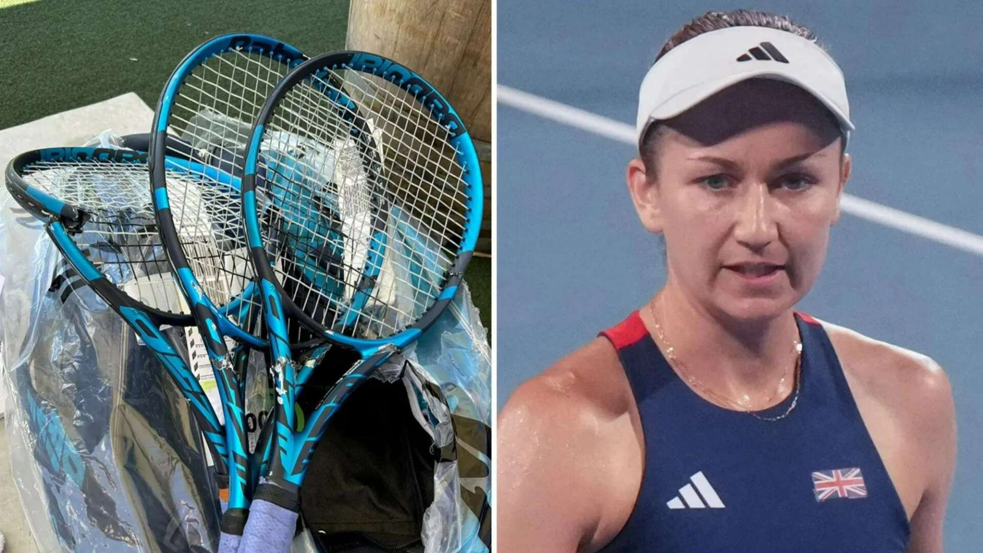 'Unacceptable' rants British tennis star after rackets are snapped on flight