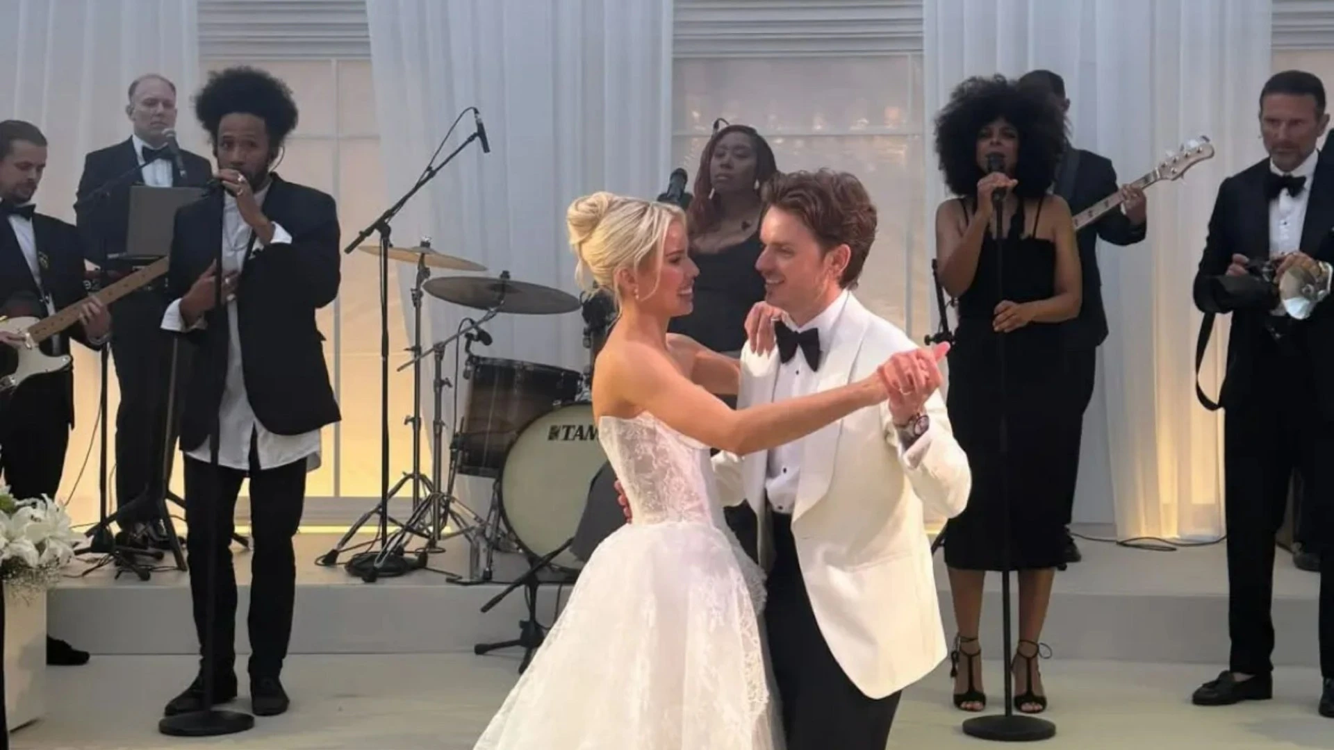 I'm A Celeb's Jack Maynard marries heiress Lily Mackie in starstudded ceremony