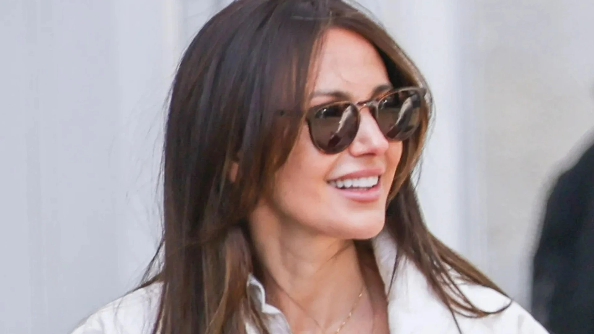 Mark & Michelle are the picture perfect family on outing with baby Palma